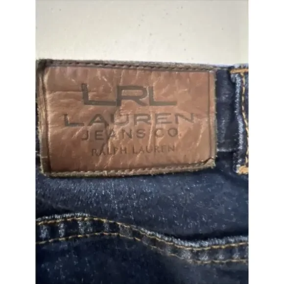 LRL Lauren Jeans Co Ralph Lauren Women's BLUE Jeans Size 14 - Picture 5 of 8